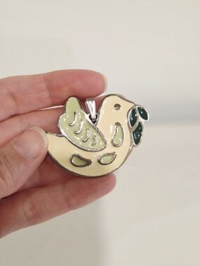 VTG Wallace Silversmiths MCM Peace Dove Pendant / Ornament